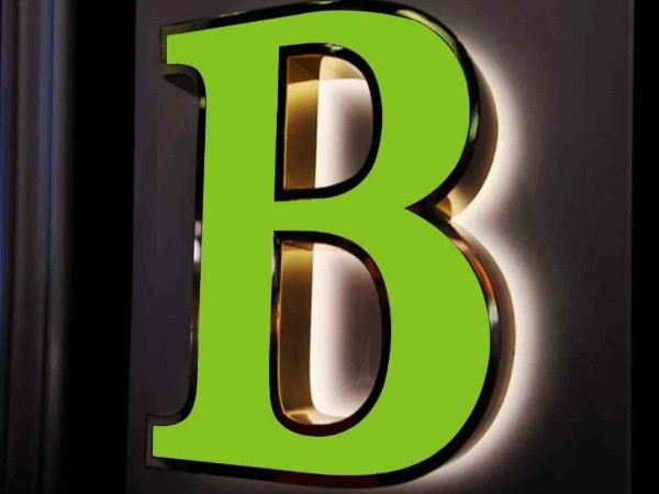雙面字發光字