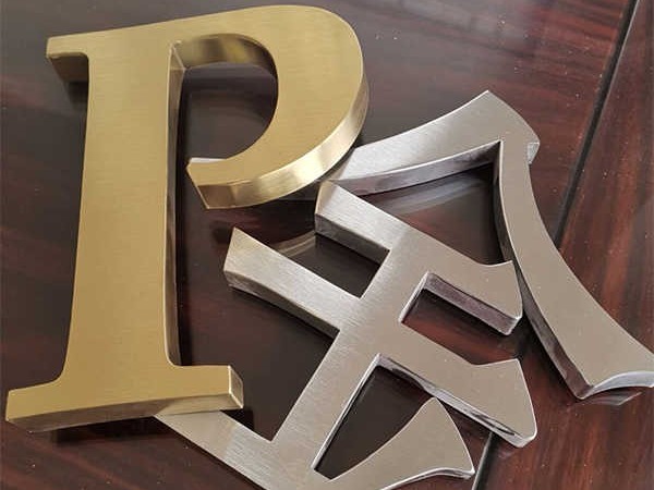 不銹鋼平面金屬發光字